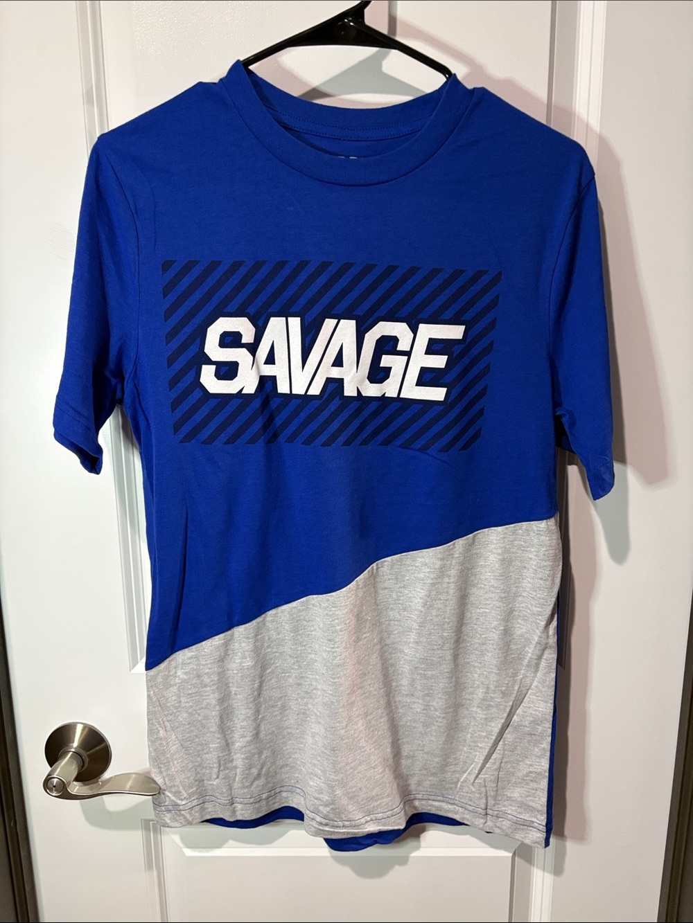 Hybrid Apparel Royal Blue Savage tee NWOT